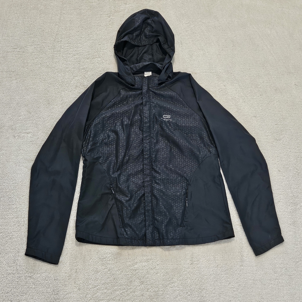 Kalenji Size S Lightweight Windbreaker Jacket Navy Blue Sportswear Hiking - Picture 2 of 10